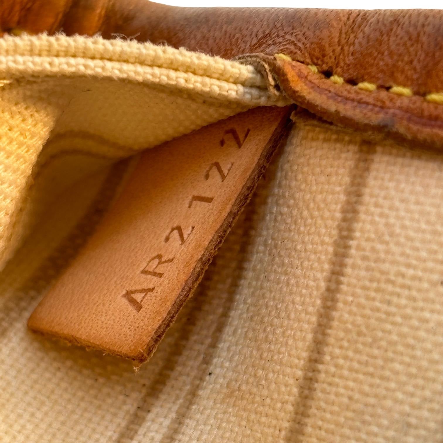 Louis Vuitton Neverfull PM Weiß Damier Azur Canvas