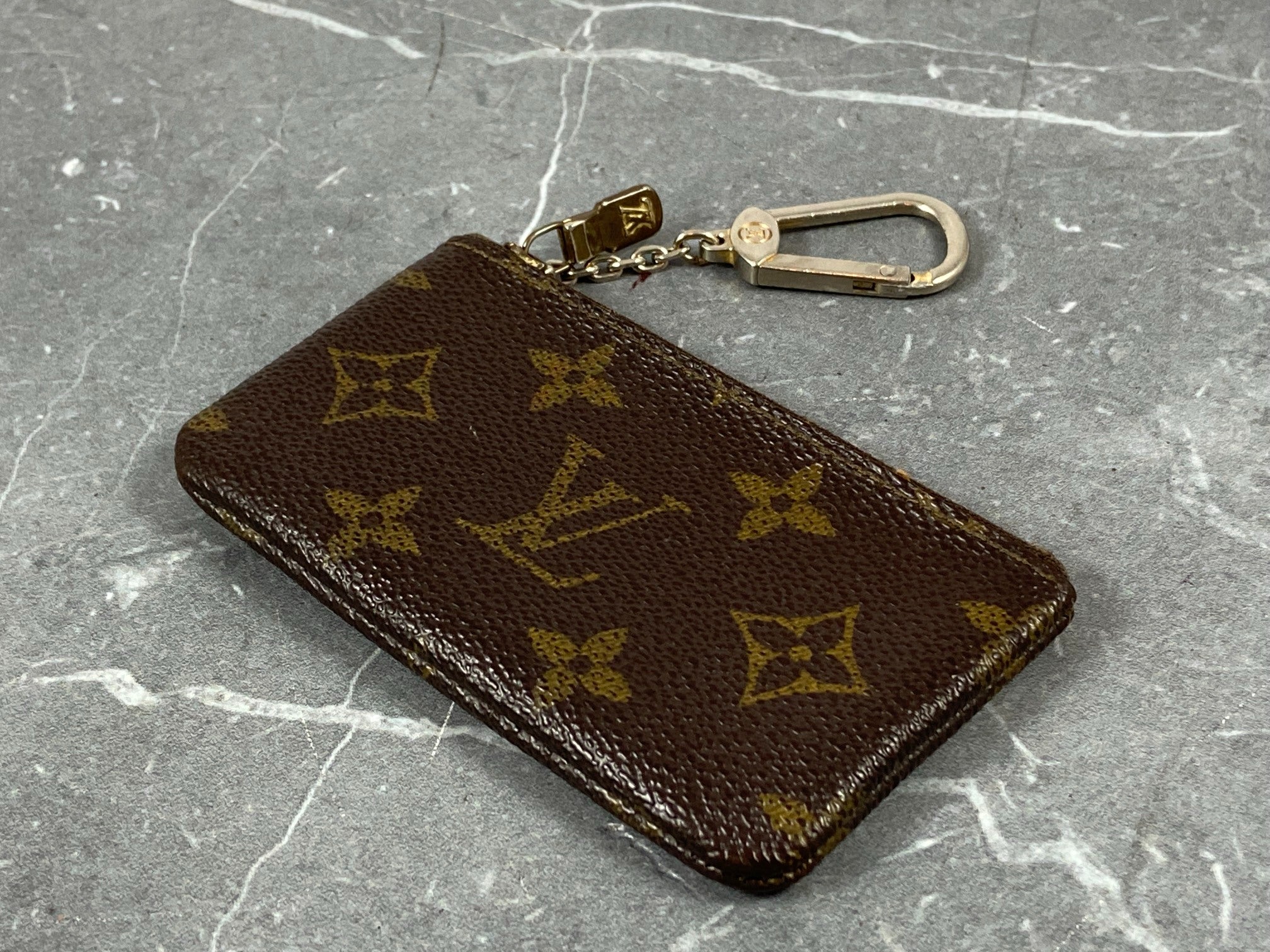 Louis Vuitton Pochette Cles Key Pouch Monogram Canvas