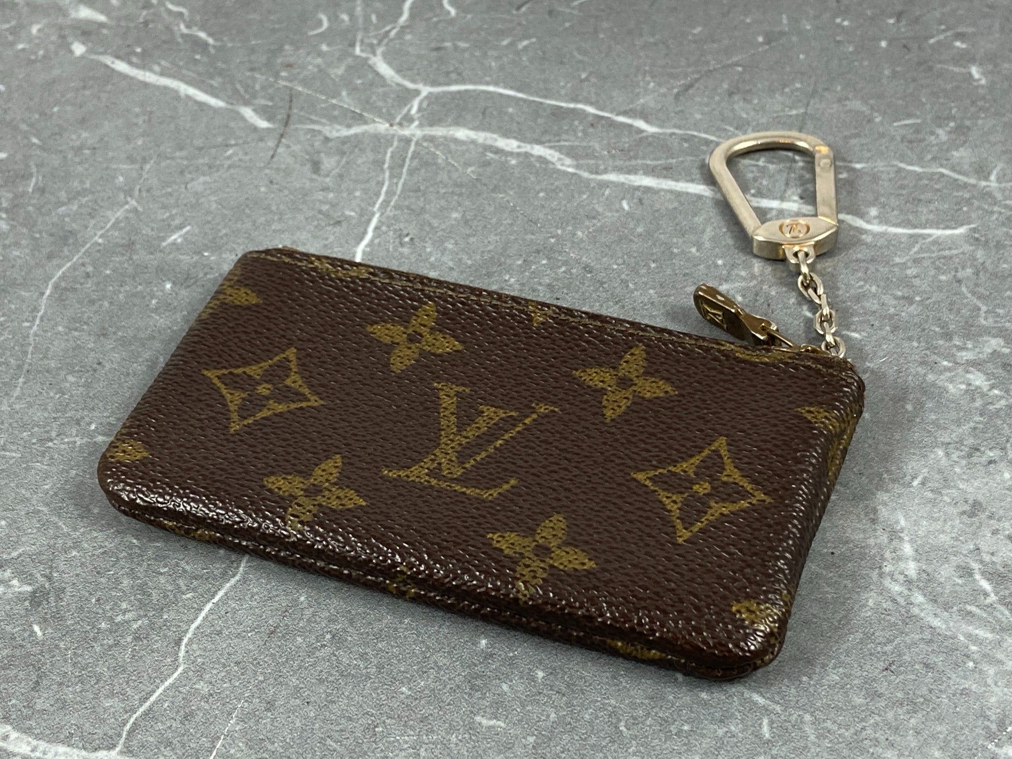 Louis Vuitton Pochette Cles Key Pouch Monogram Canvas