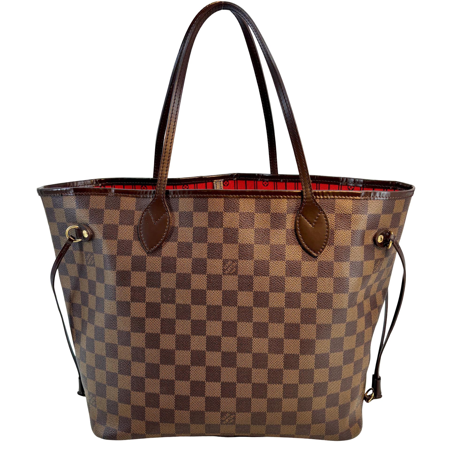 Louis Vuitton Neverfull MM Braun Damier Ebene Canvas