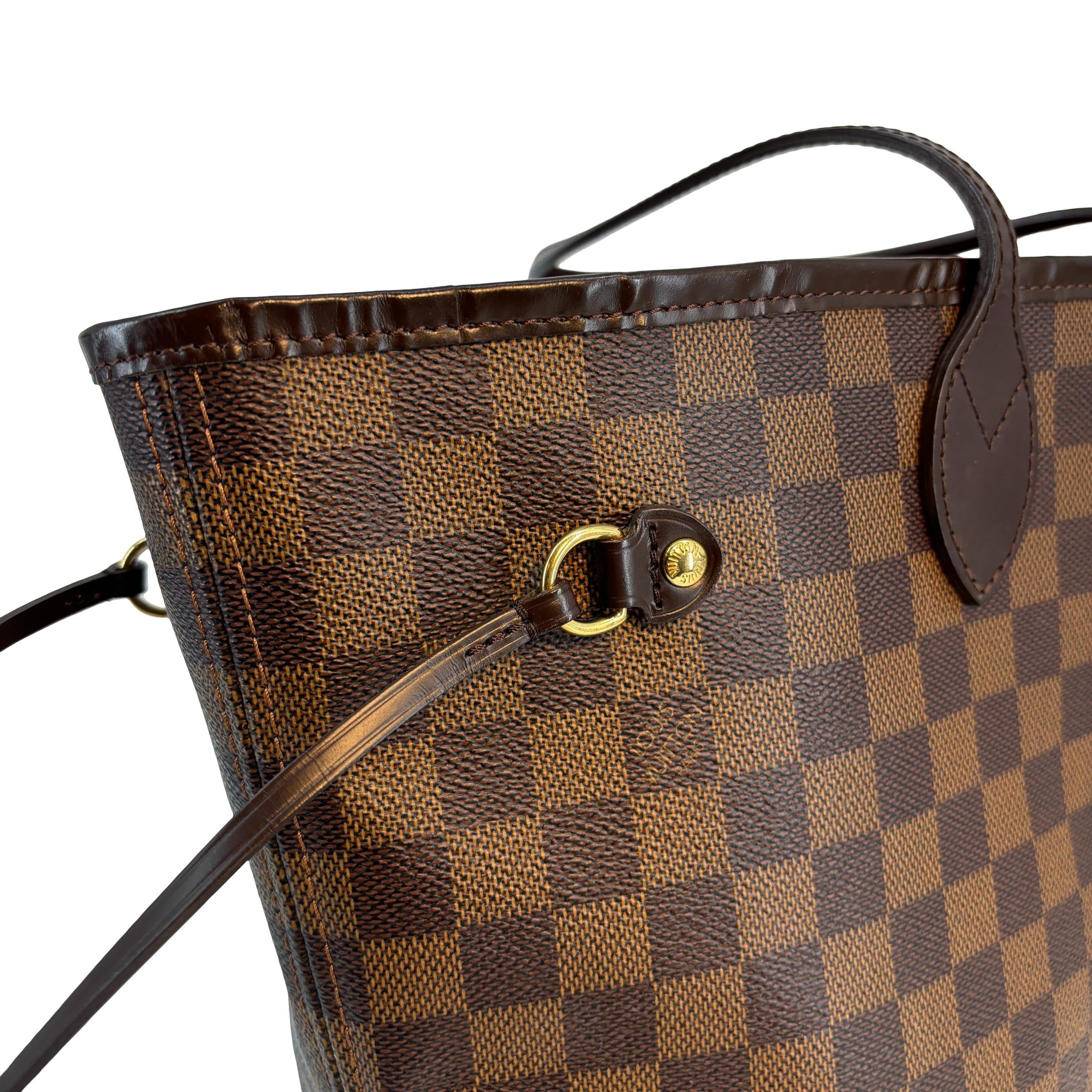 Louis Vuitton Neverfull MM Braun Damier Ebene Canvas
