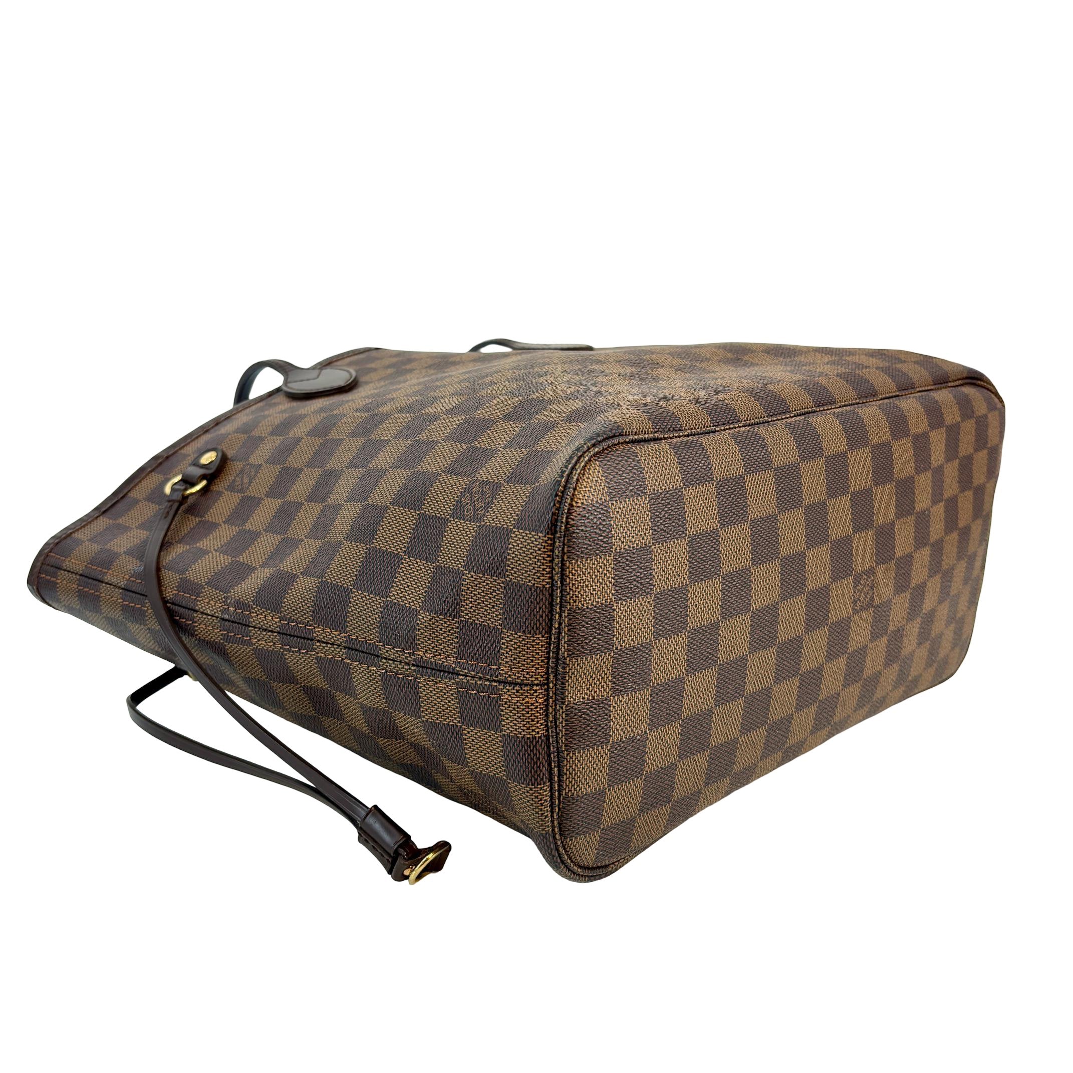 Louis Vuitton Neverfull MM Braun Damier Ebene Canvas