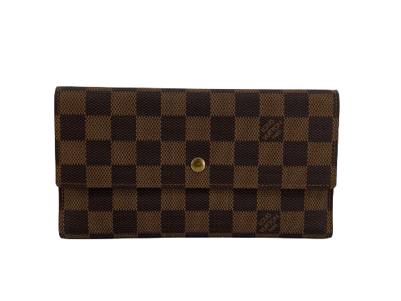 Louis Vuitton Porte Tresor International Wallet Damier Ebene Canvas