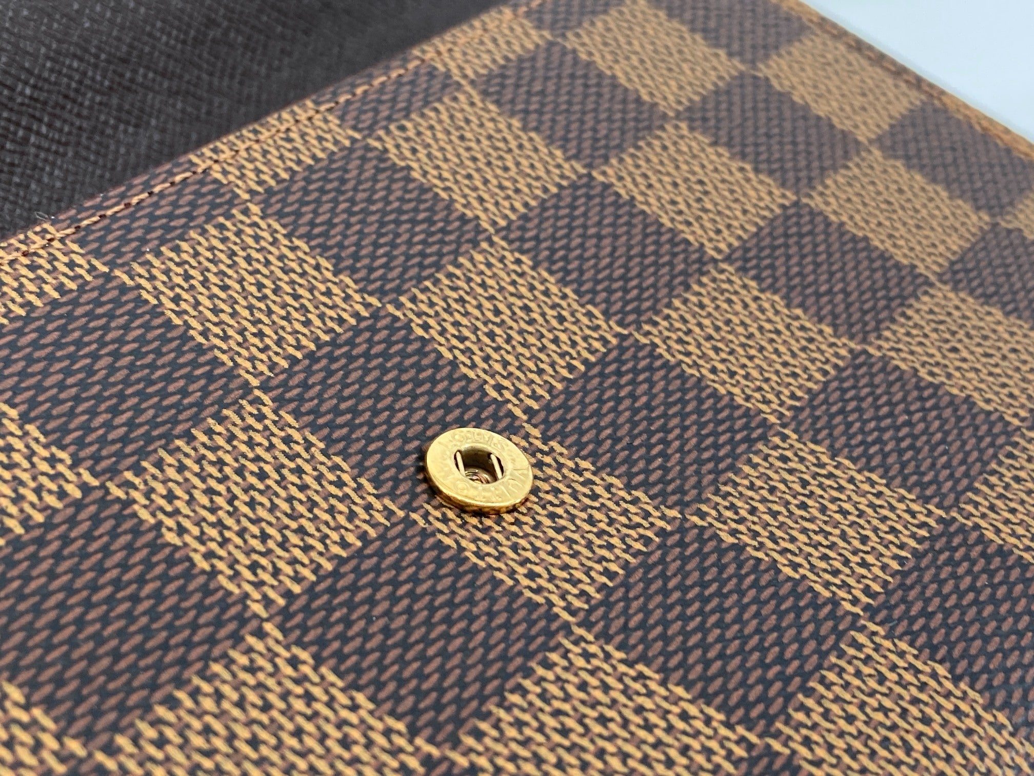 Louis Vuitton Porte Tresor International Wallet Damier Ebene Canvas