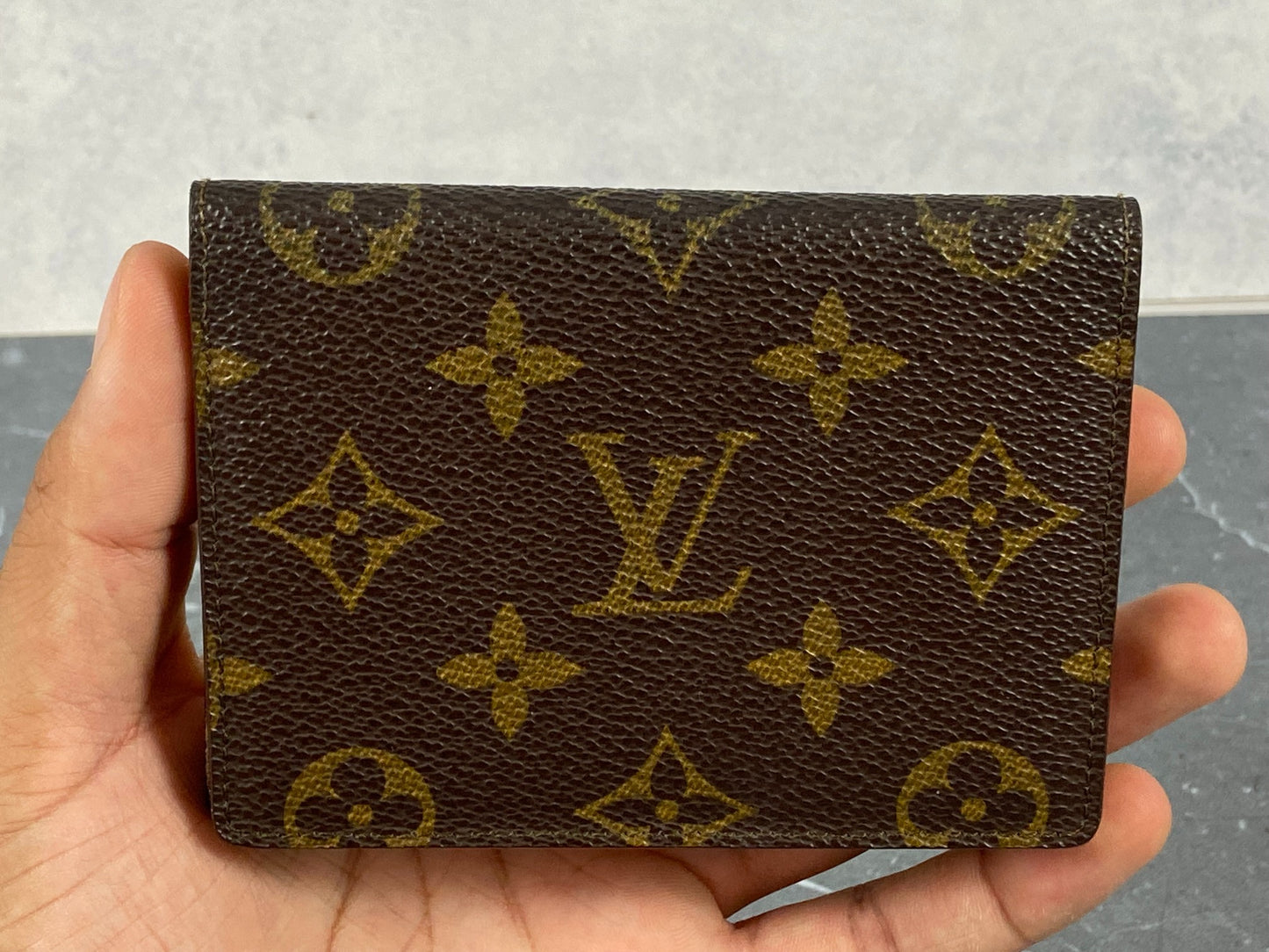 Louis Vuitton Bifold Card Case Monogram Canvas