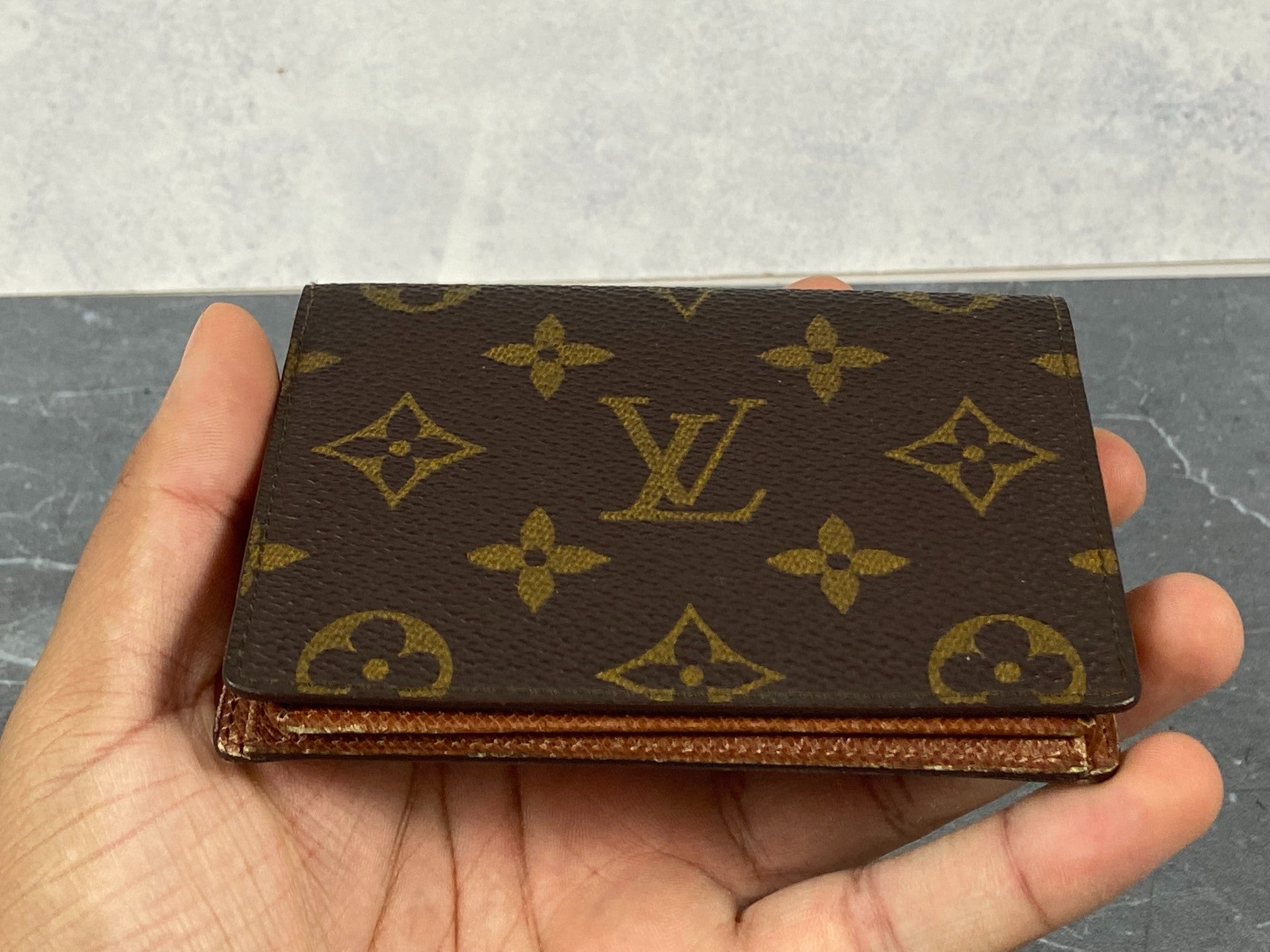 Louis Vuitton Bifold Card Case Monogram Canvas