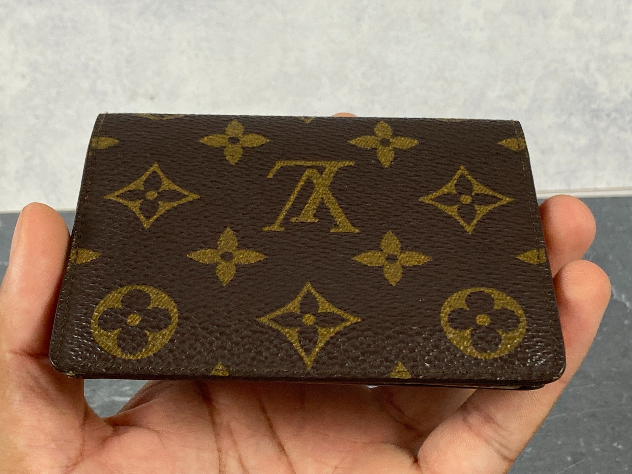 Louis Vuitton Bifold Card Case Monogram Canvas