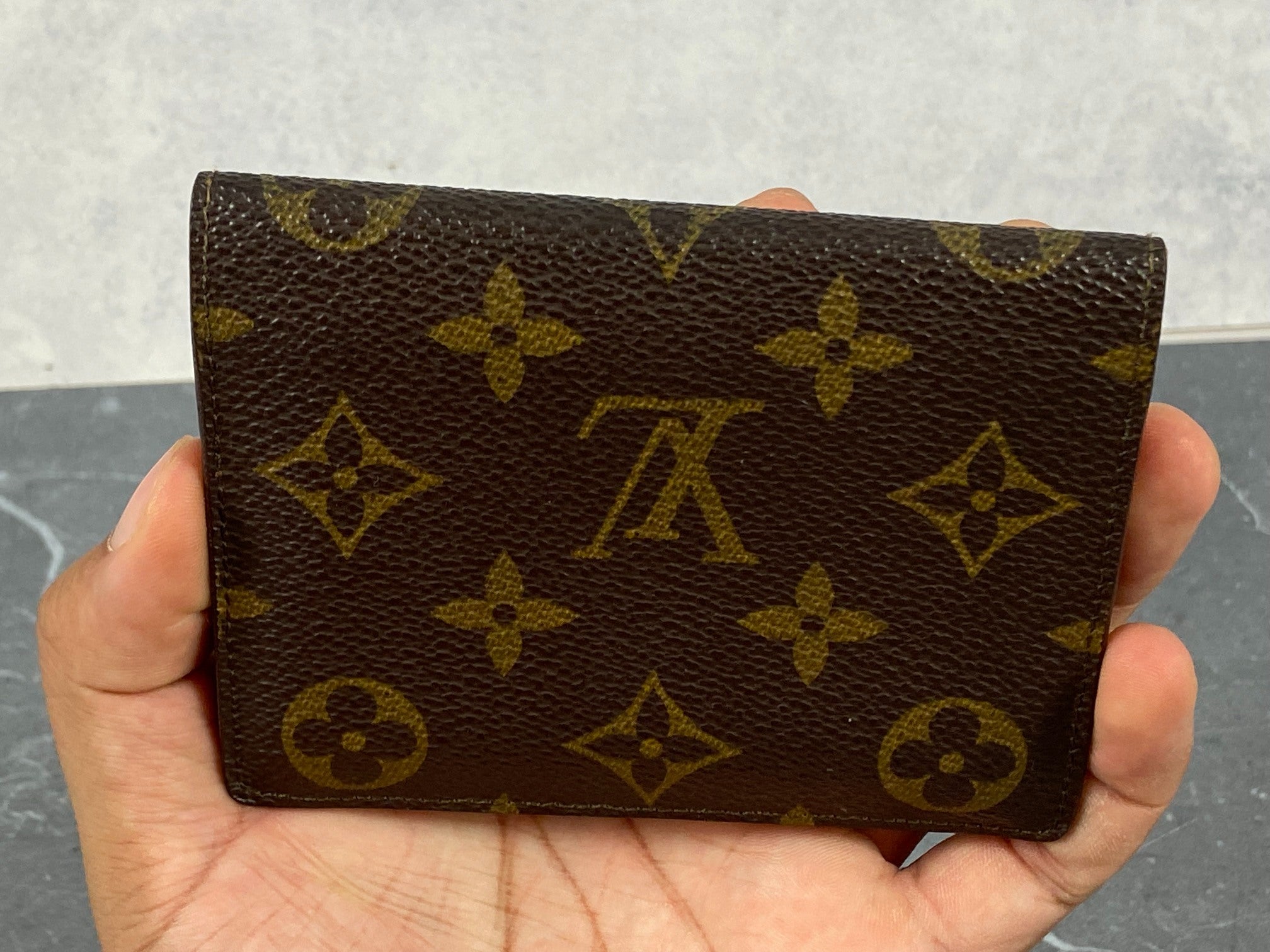 Louis Vuitton Bifold Card Case Monogram Canvas