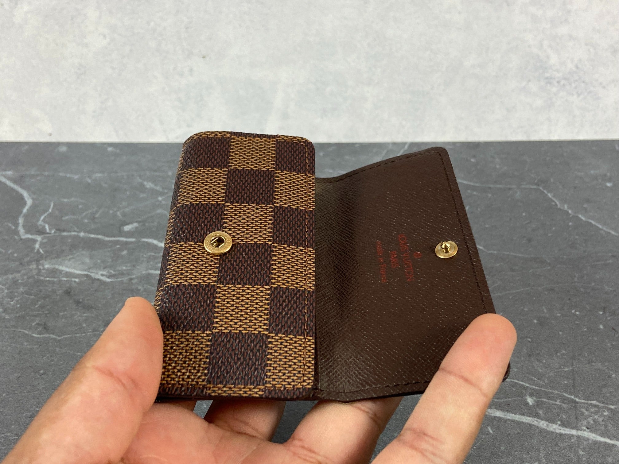 Louis Vuitton 6 Key Holder Damier Ebene Canvas