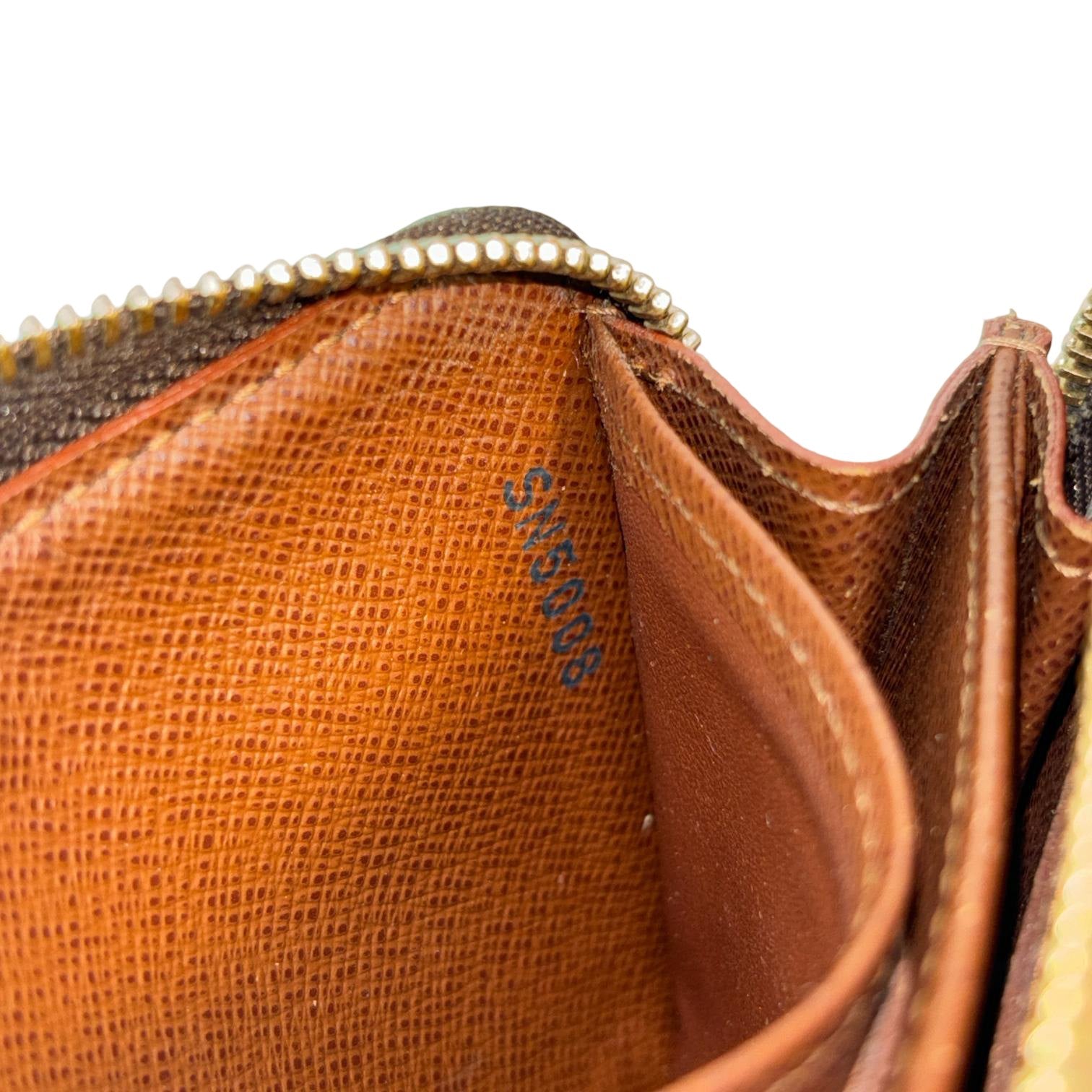 Louis Vuitton Zippy Coin Wallet Braun Monogram Canvas