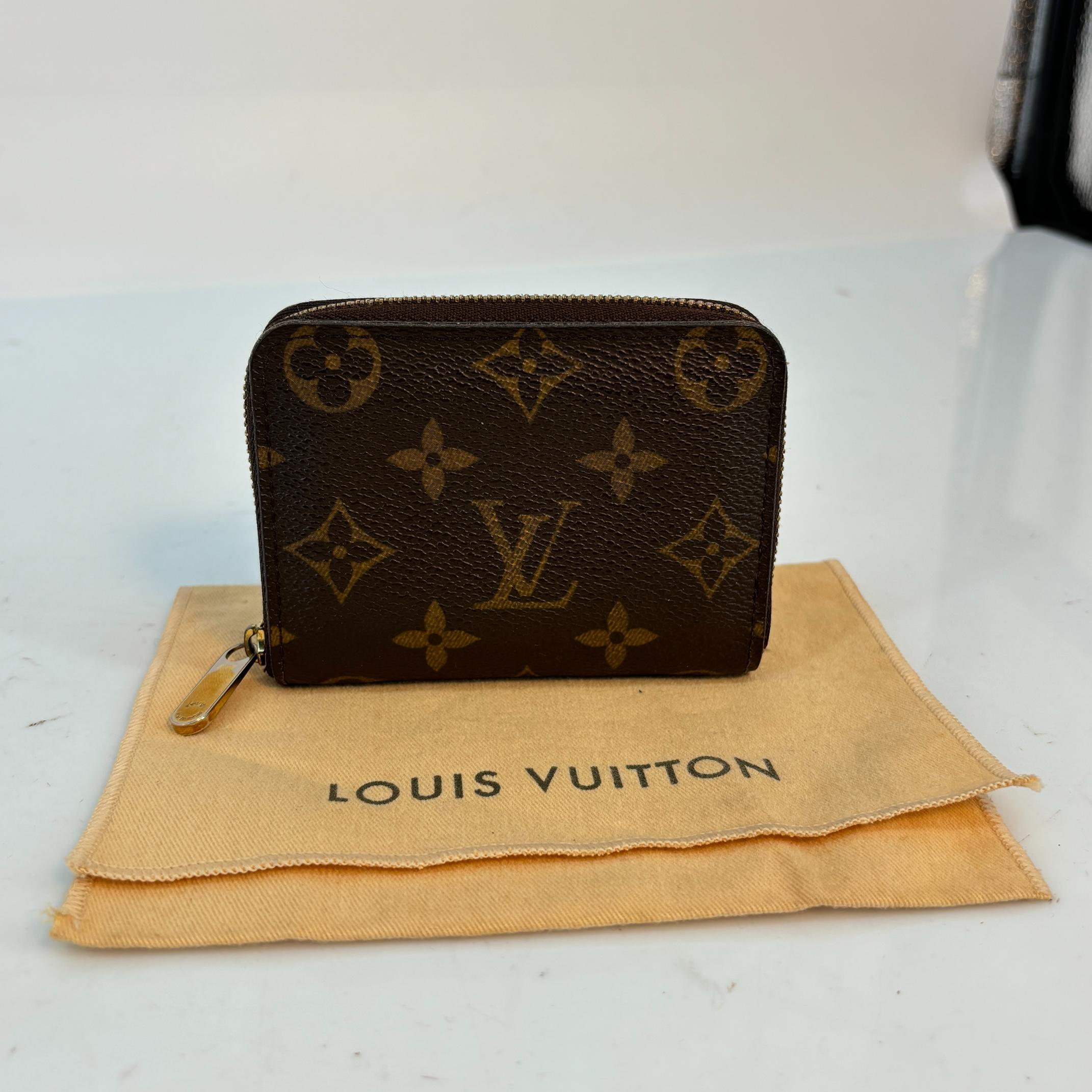 Louis Vuitton Zippy Coin Wallet Braun Monogram Canvas
