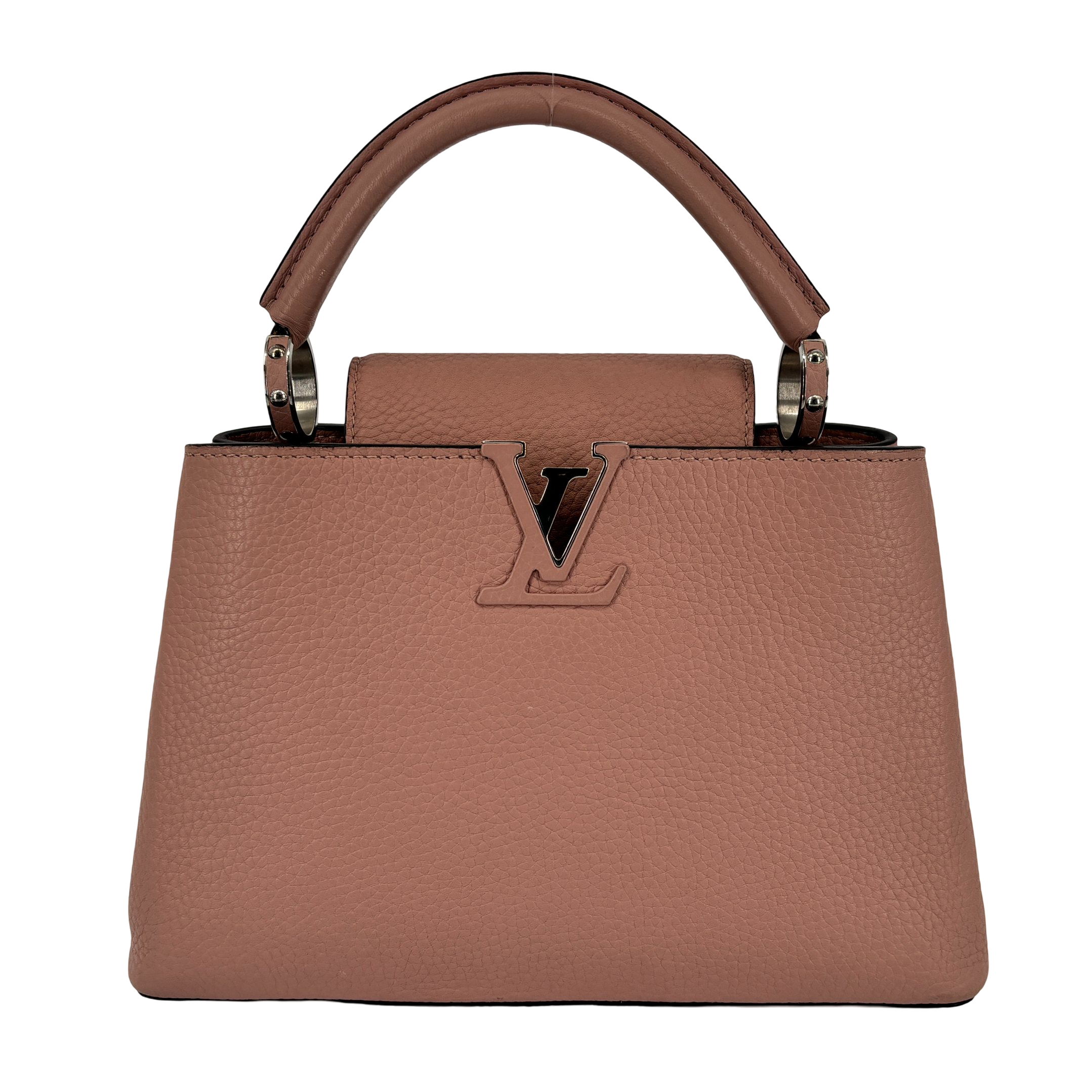 Louis Vuitton Capucines BB Rose Leather