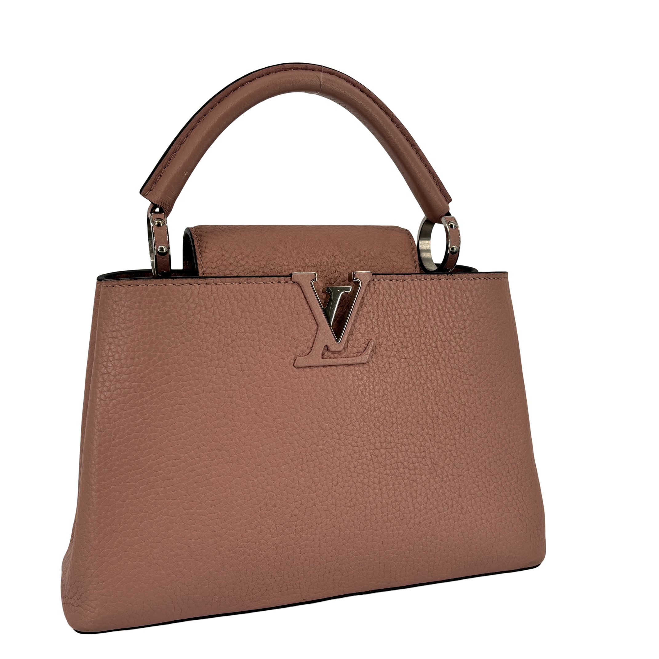 Louis Vuitton Capucines BB Rose Leather