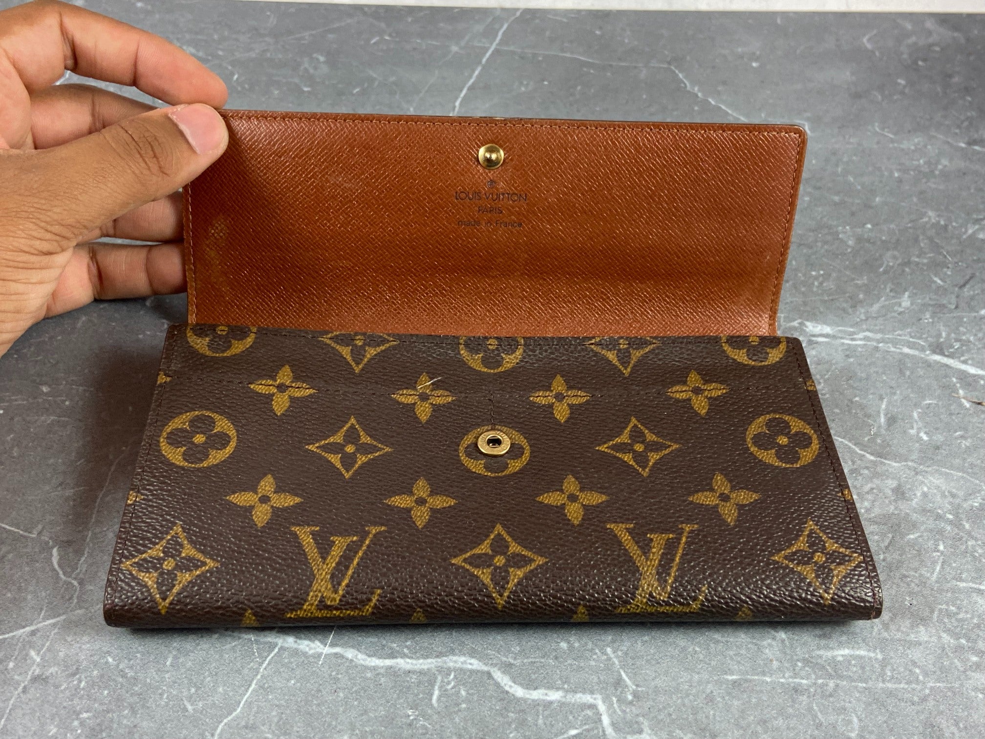 Louis Vuitton Sarah Wallet Monogram Canvas