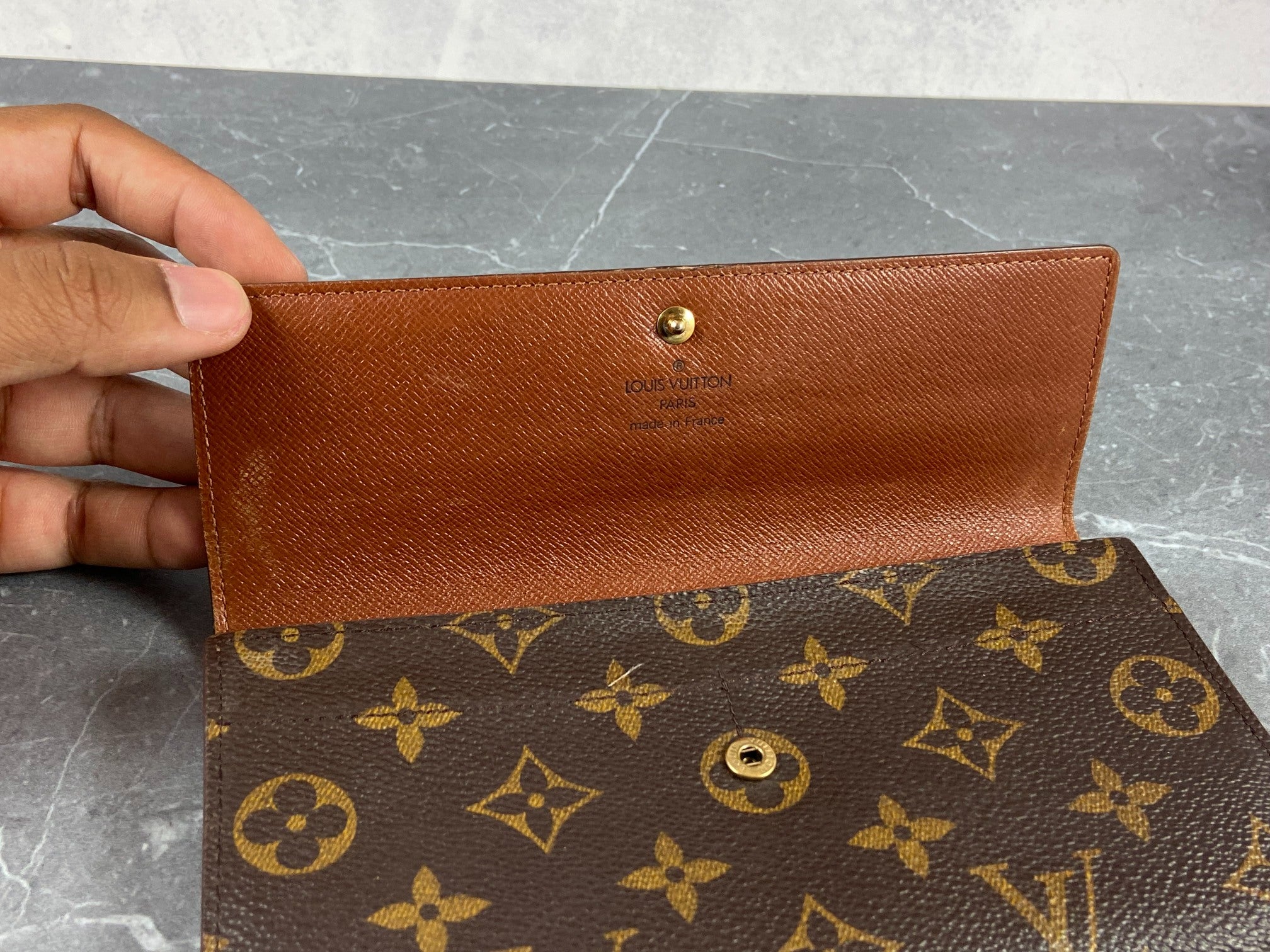 Louis Vuitton Sarah Wallet Monogram Canvas