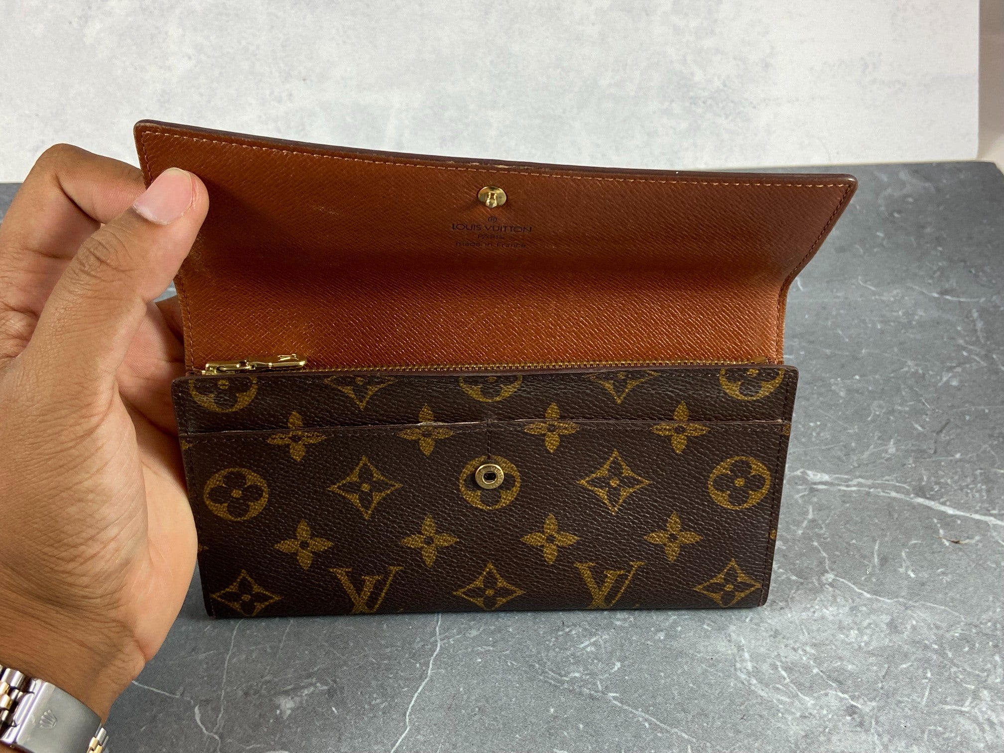 Louis Vuitton Sarah Wallet Monogram Canvas