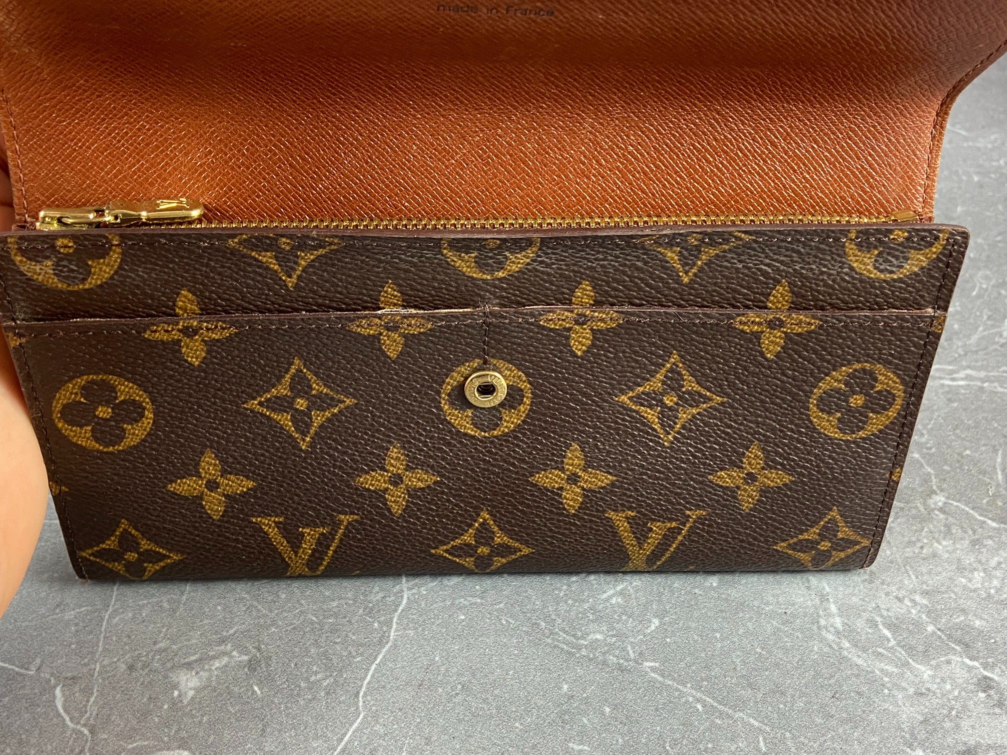 Louis Vuitton Sarah Wallet Monogram Canvas