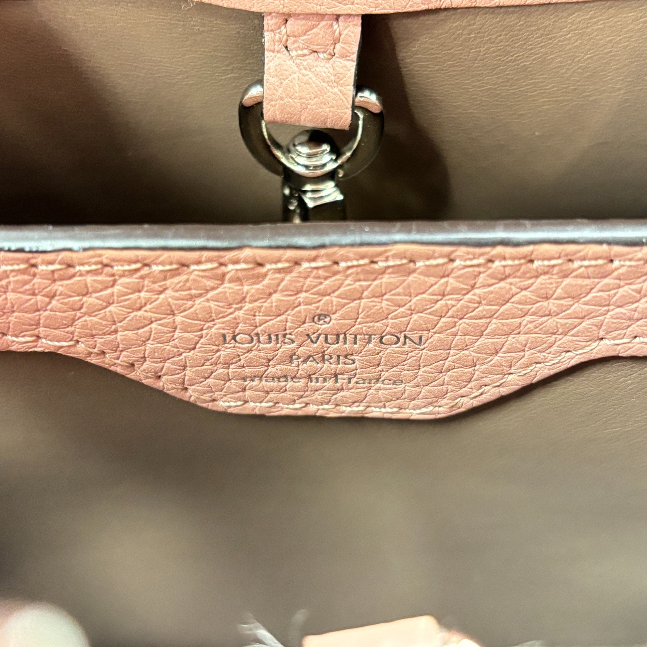 Louis Vuitton Capucines BB Rose Leather