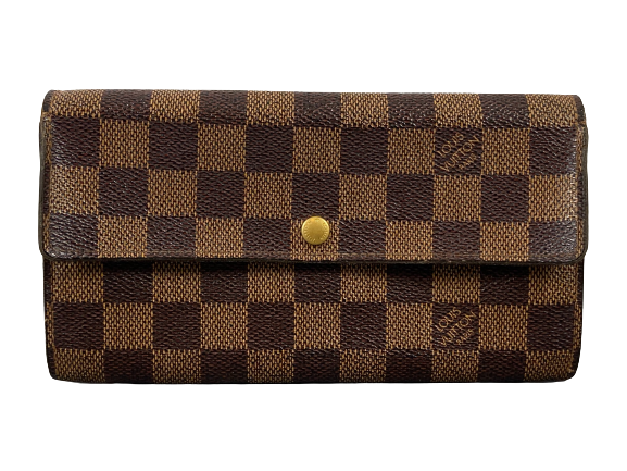 Louis Vuitton Sarah Wallet Damier Ebene Canvas