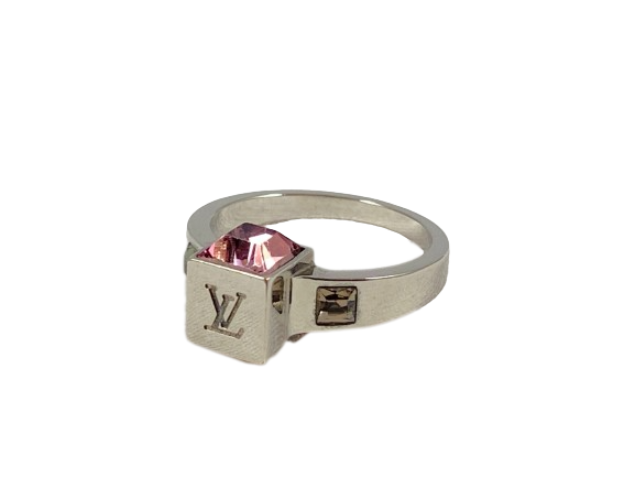 Louis Vuitton Gamble Ring Silver-Tone