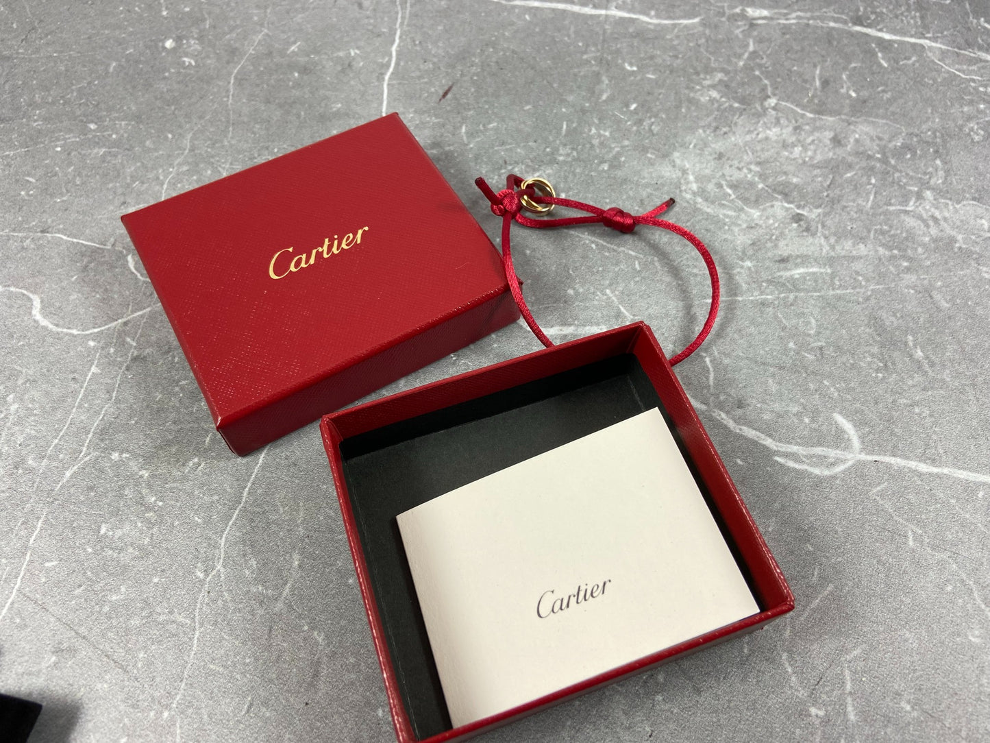 Cartier Trinity Bracelet 18K Gold & Red