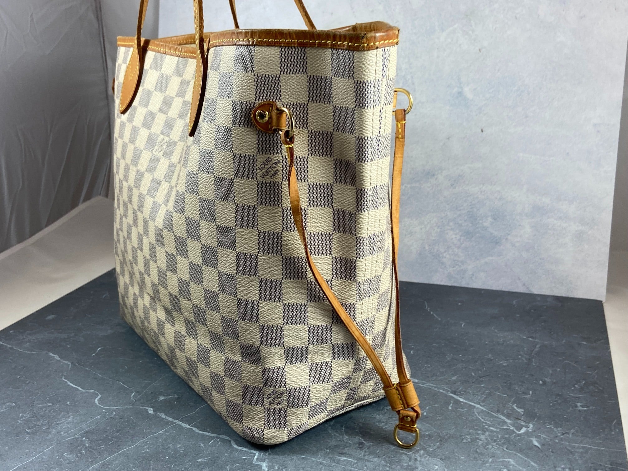 Louis Vuitton Neverfull MM Damier Azur Canvas