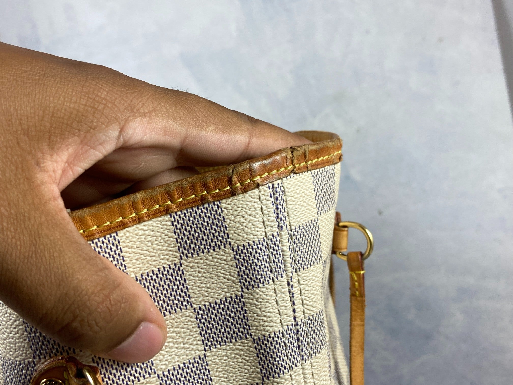 Louis Vuitton Neverfull MM Damier Azur Canvas