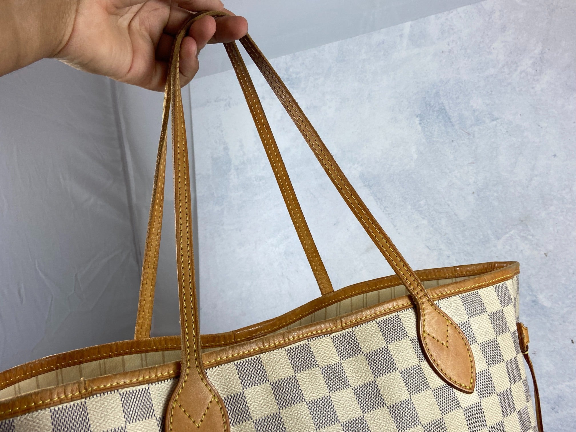 Louis Vuitton Neverfull MM Damier Azur Canvas