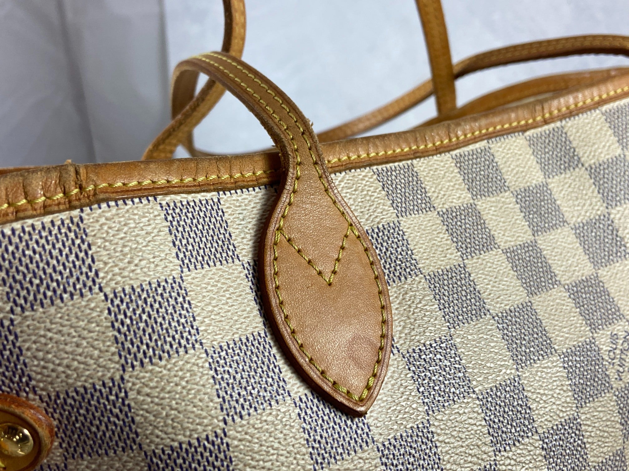 Louis Vuitton Neverfull MM Damier Azur Canvas