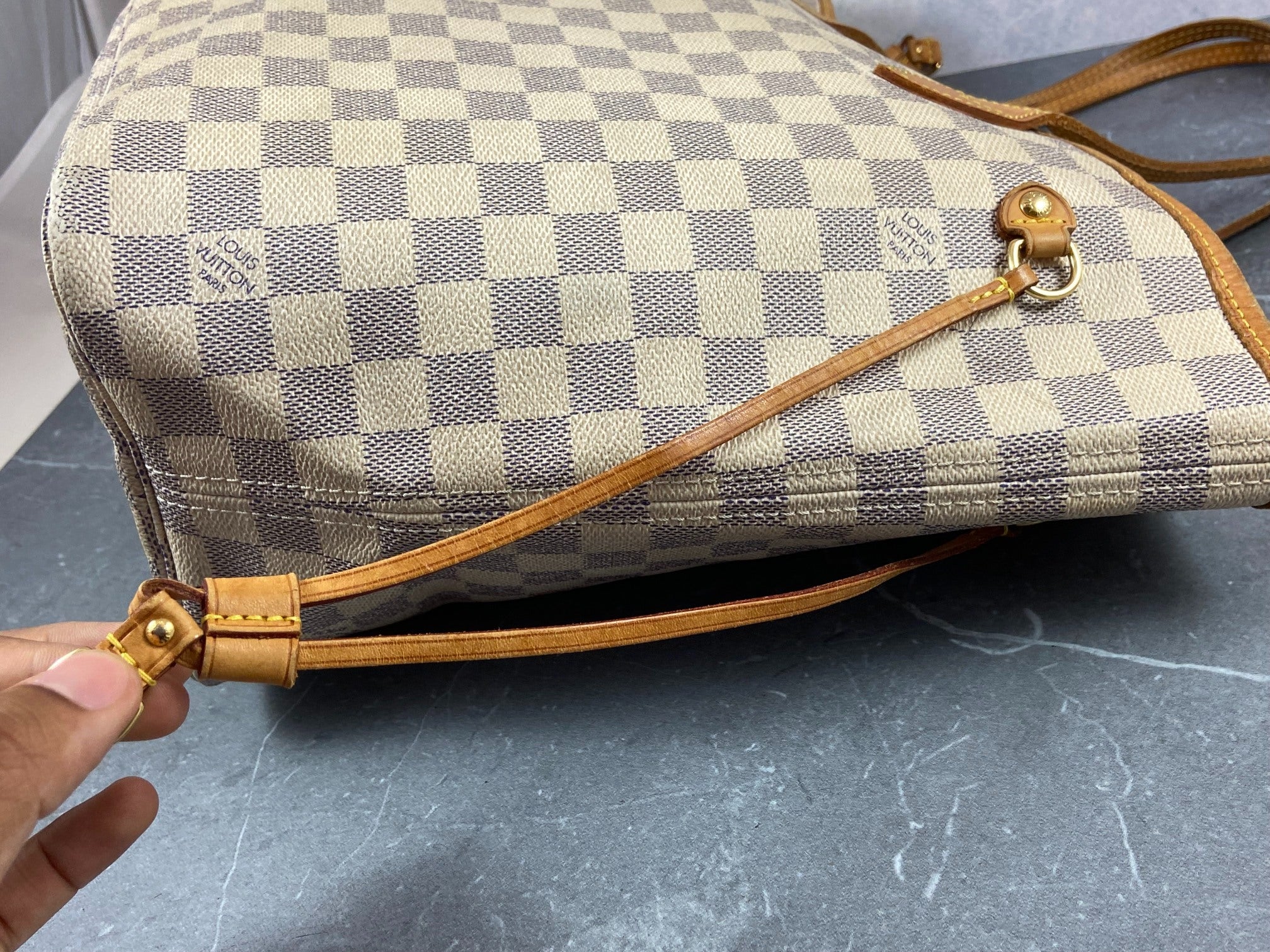 Louis Vuitton Neverfull MM Damier Azur Canvas