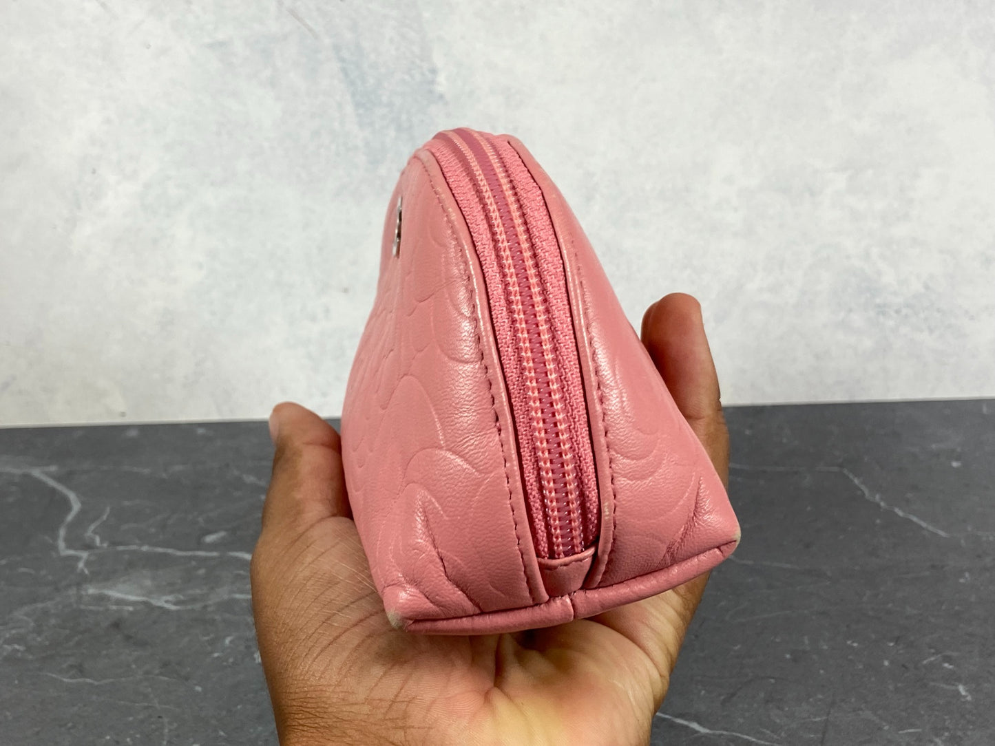 Chanel Camélia Cosmetic Pouch Pink