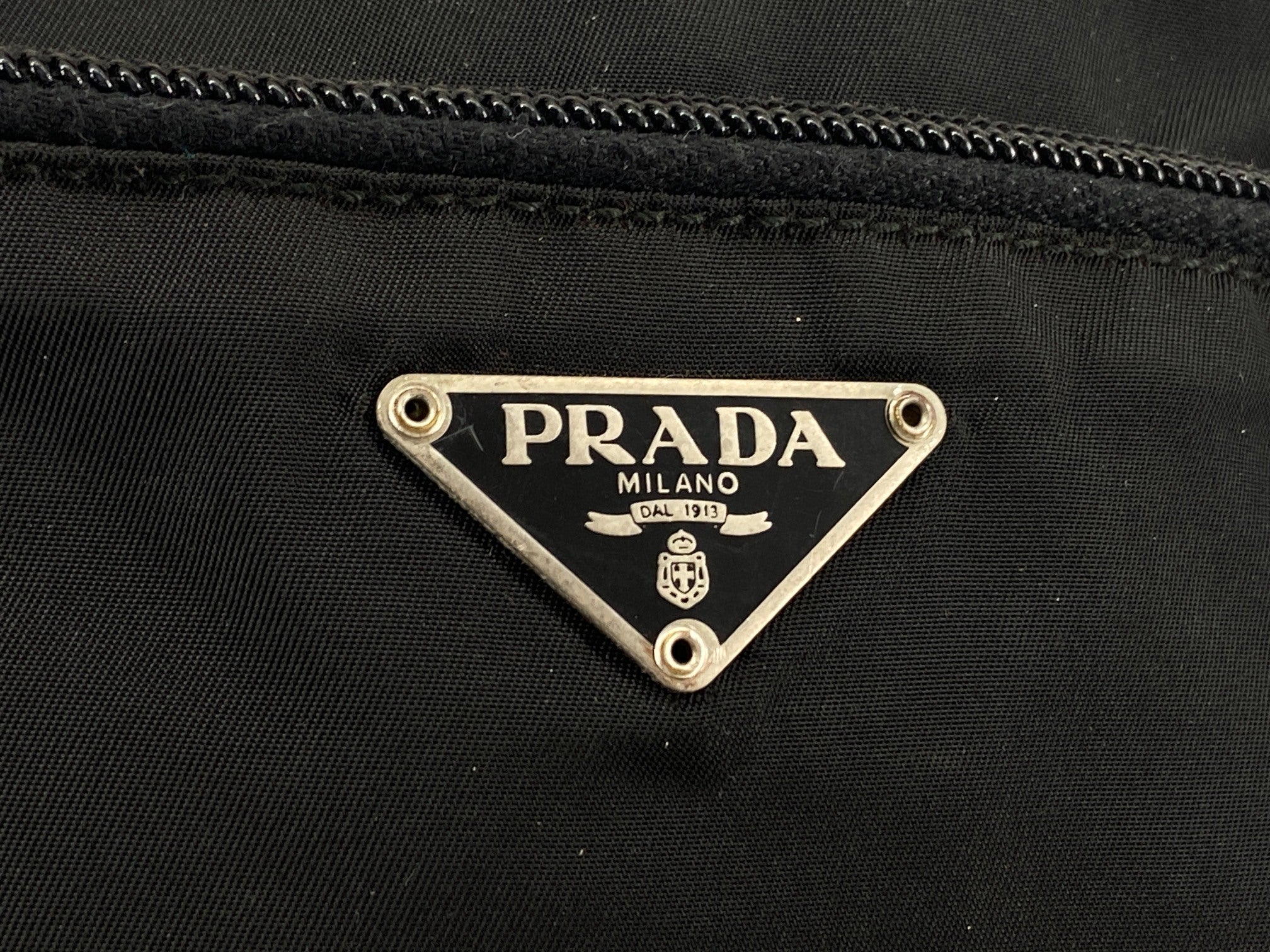 Prada BT0167 Vela Sport Nylon Shoulder / Messenger Bag Black