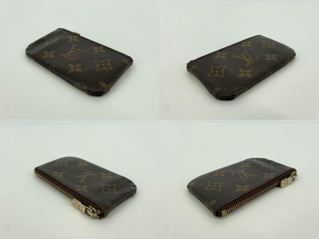 Louis Vuitton Pochette Cles Key Pouch Monogram Canvas incl. Box