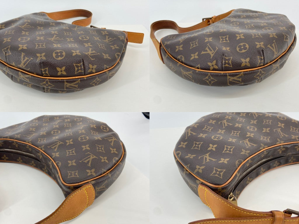 Louis Vuitton Croissant MM Hobo Bag Monogram Canvas incl. Dustbag