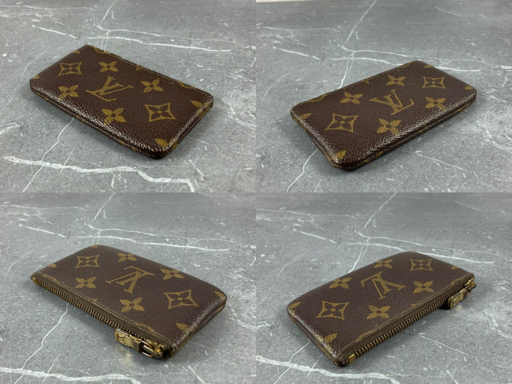 Louis Vuitton Pochette Cles Key Pouch Monogram Canvas