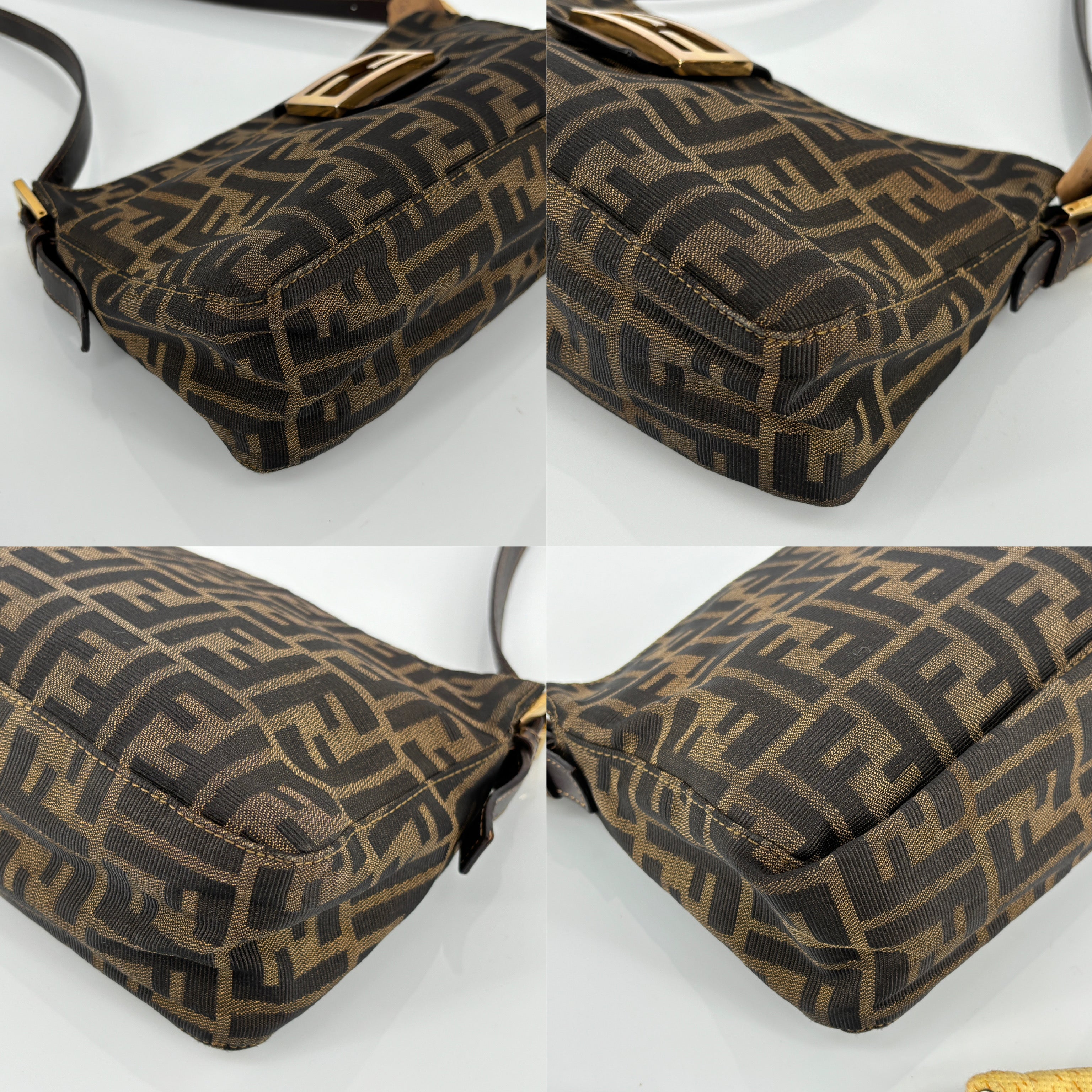 Fendi Mamma Baguette Bag Brown Zucca Monogram incl. Dustbag