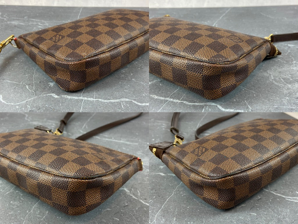 Louis Vuitton Pochette Accessoires Damier Ebene Canvas