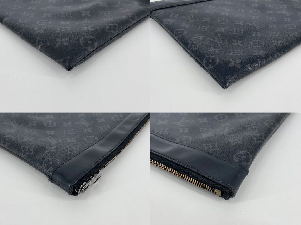 Louis Vuitton Pochette Discovery GM Monogram Eclipse Canvas