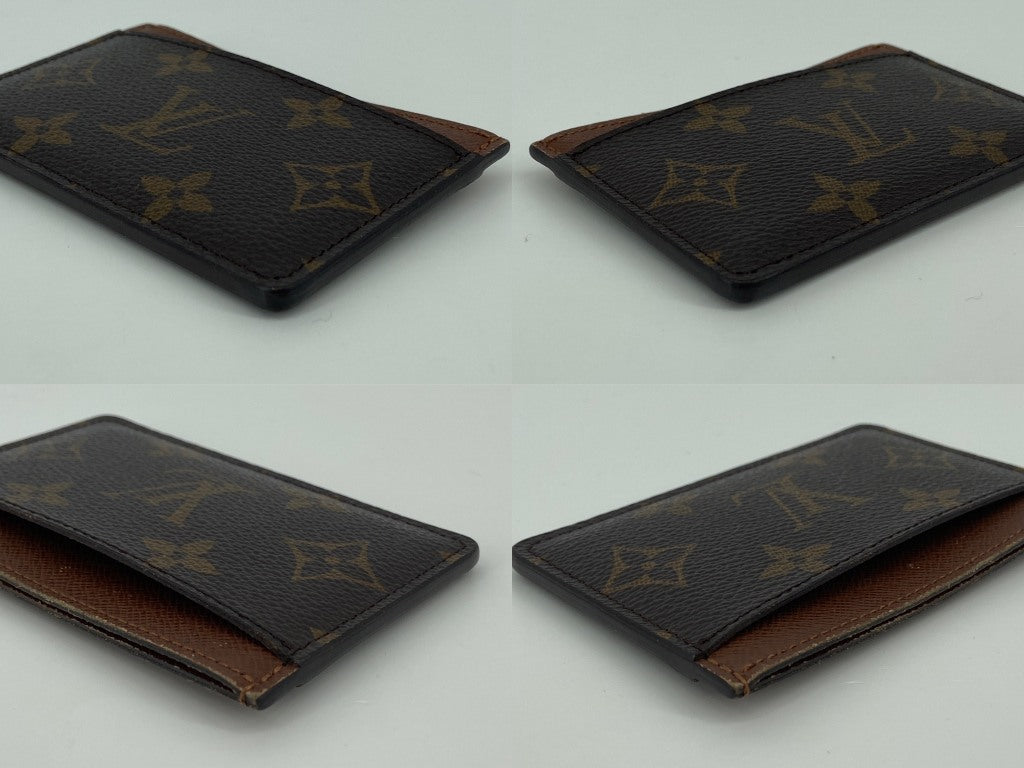 Louis Vuitton Porte-cartes Simple Cardholder Monogram Canvas Armagnac