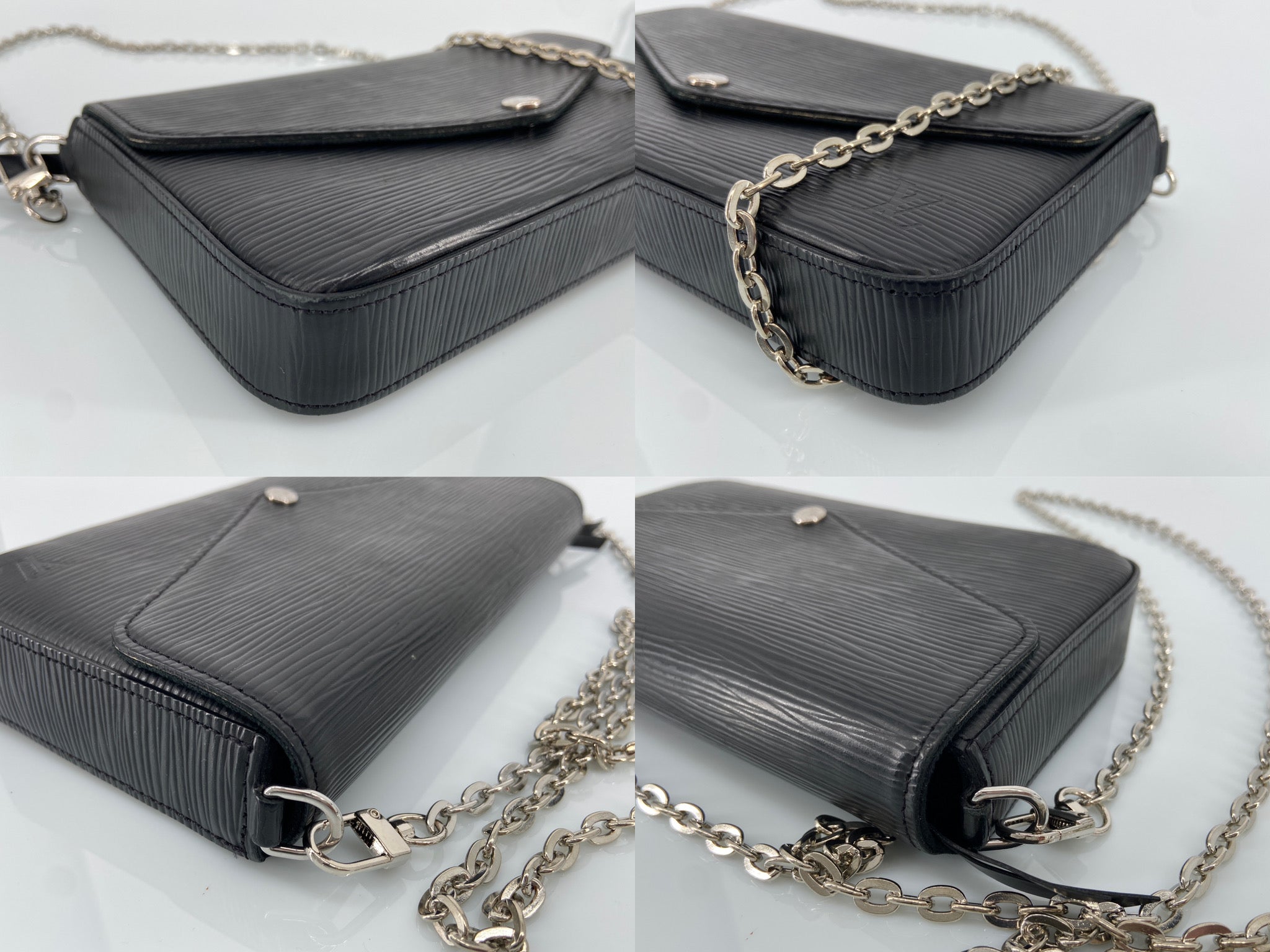 Louis Vuitton Félicie Pochette Black Epi Leather incl. Dustbag