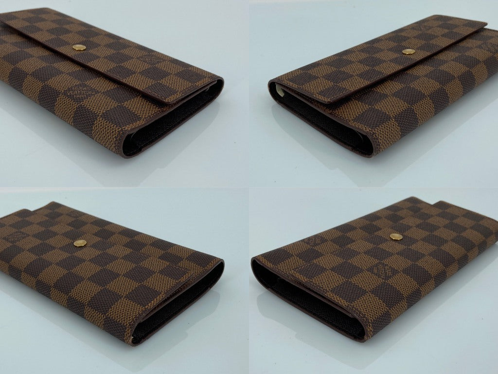 Louis Vuitton Porte Tresor International Wallet Damier Ebene Canvas