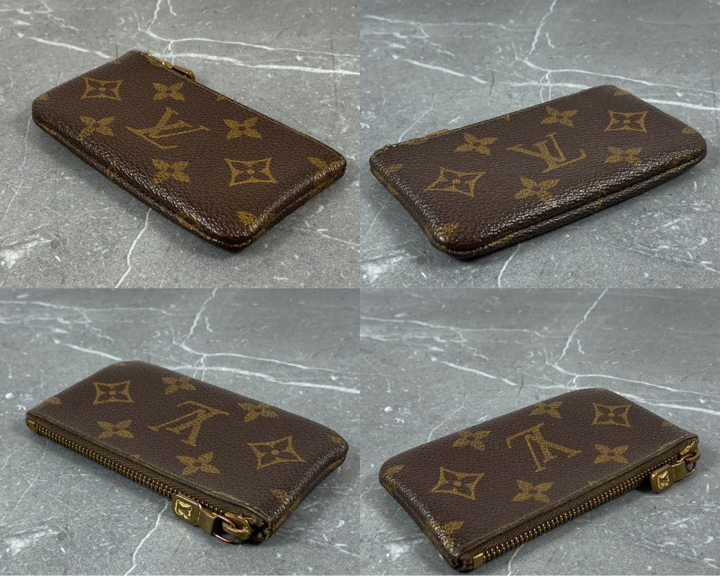 Louis Vuitton Pochette Cles Key Pouch Monogram Canvas