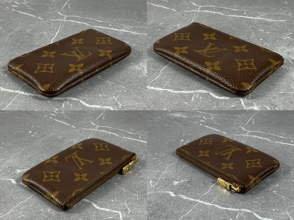 Louis Vuitton Pochette Cles Key Pouch Monogram Canvas