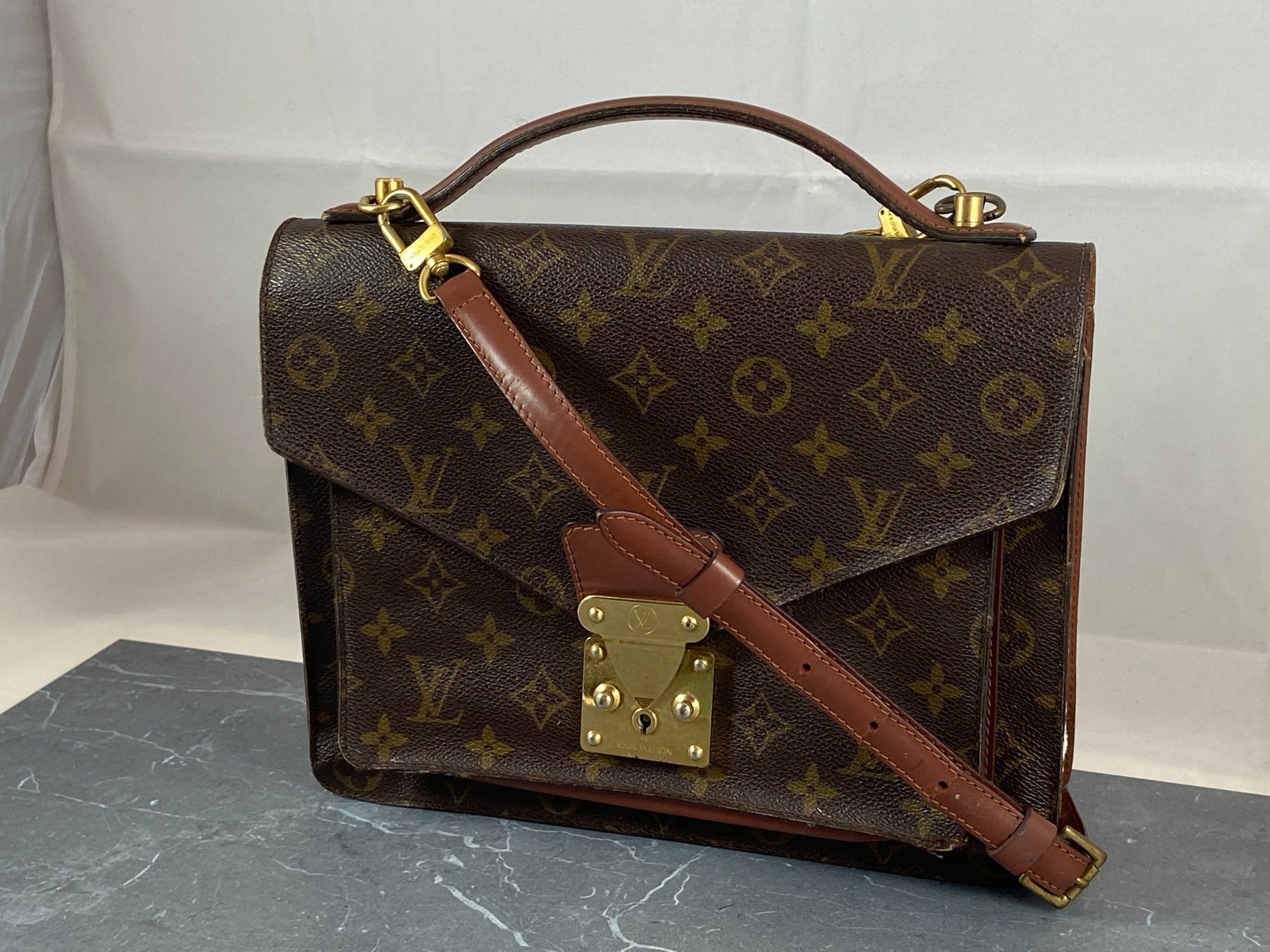 Louis Vuitton Monceau 28 Monogram Canvas