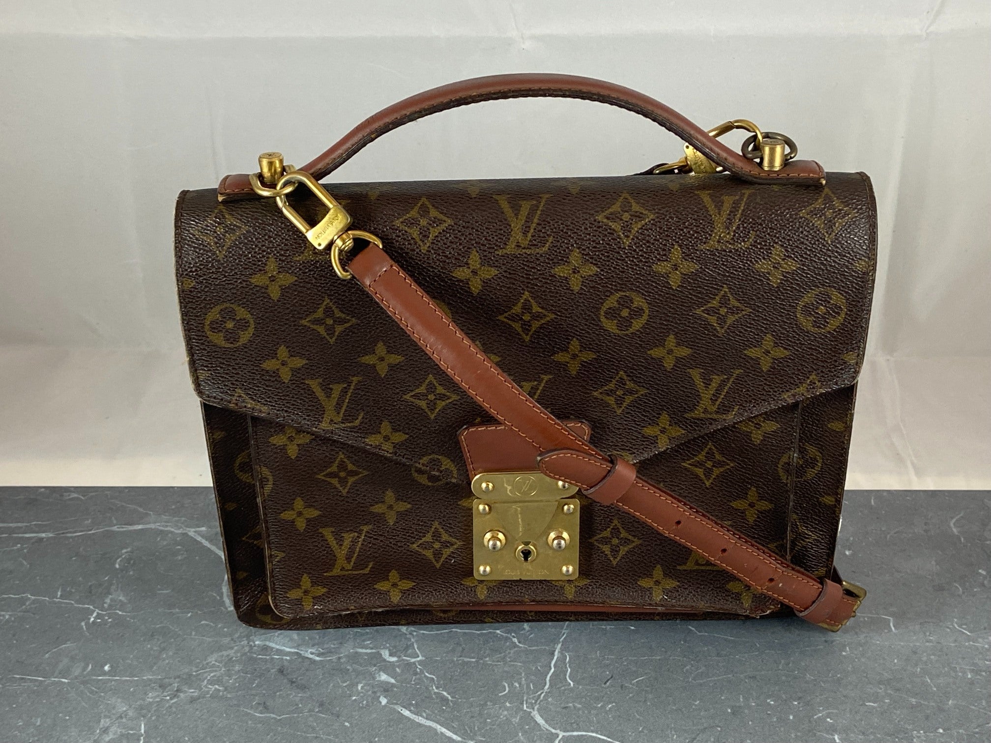 Louis Vuitton Monceau 28 Monogram Canvas