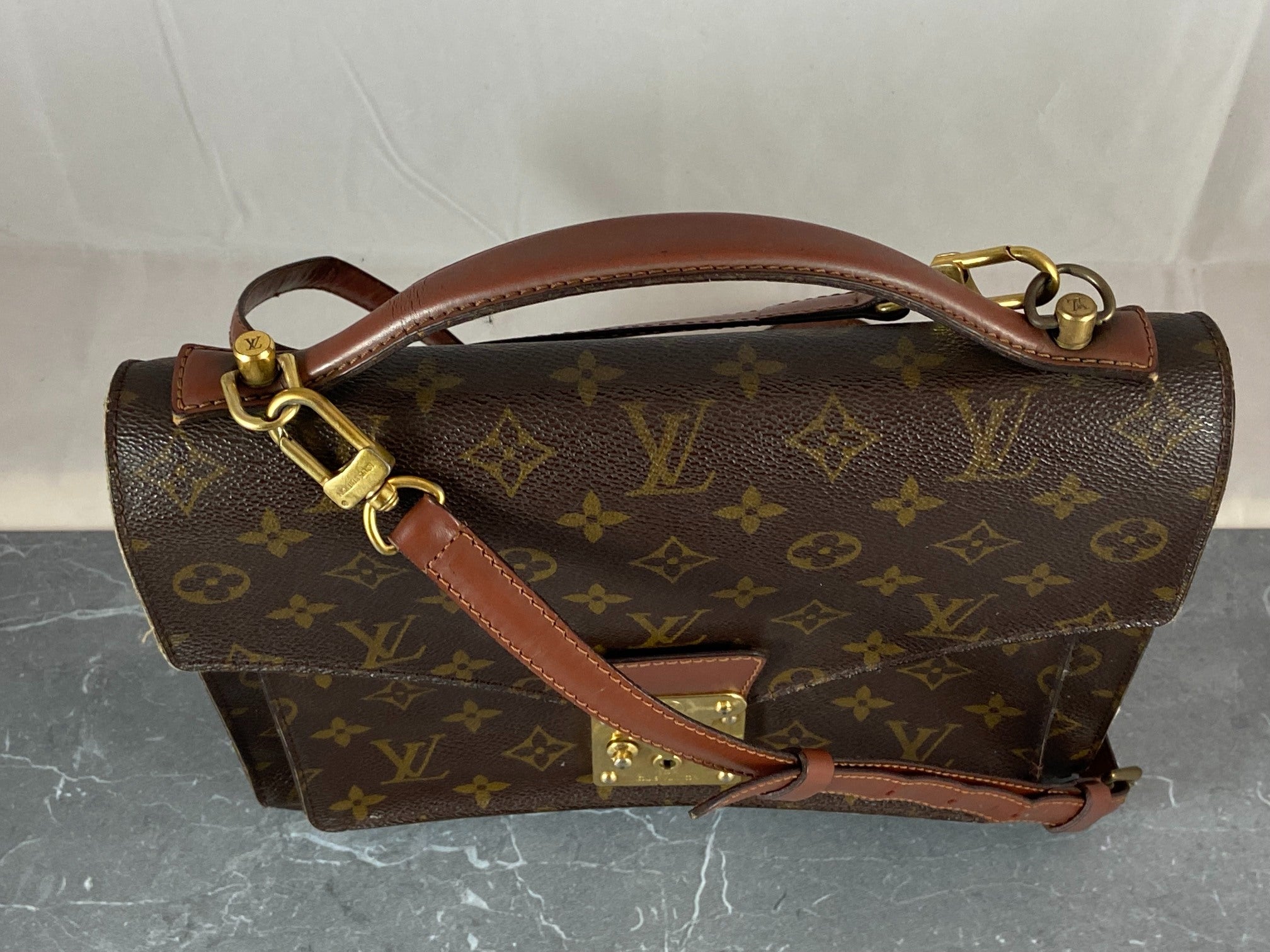 Louis Vuitton Monceau 28 Monogram Canvas