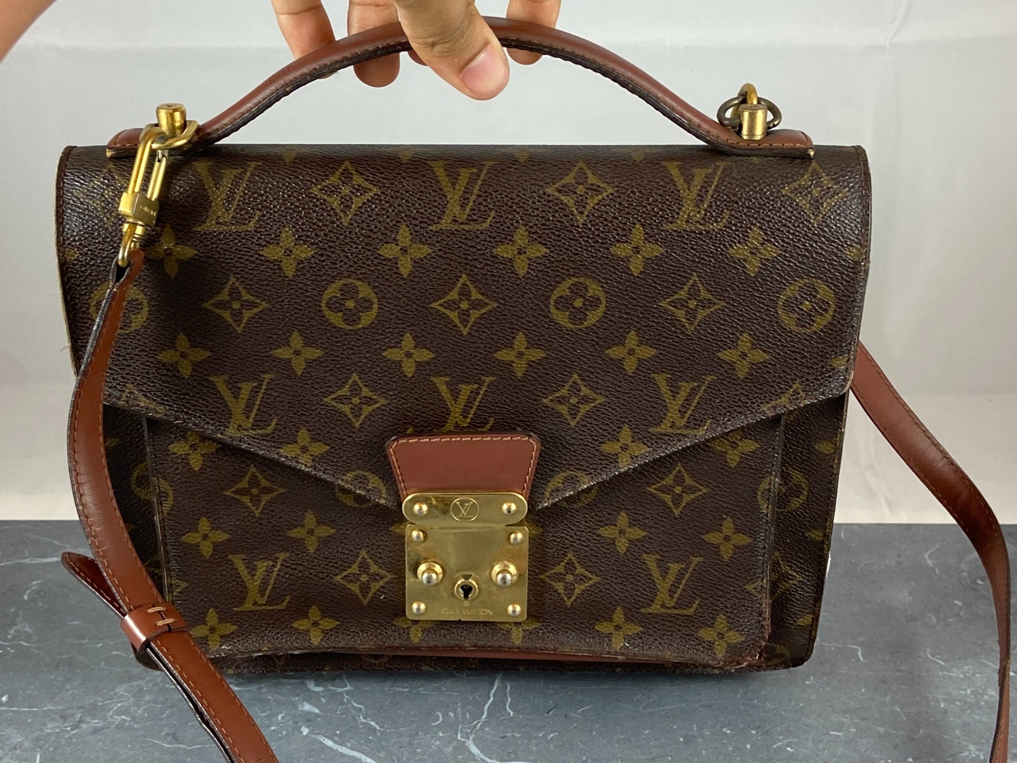 Louis Vuitton Monceau 28 Monogram Canvas