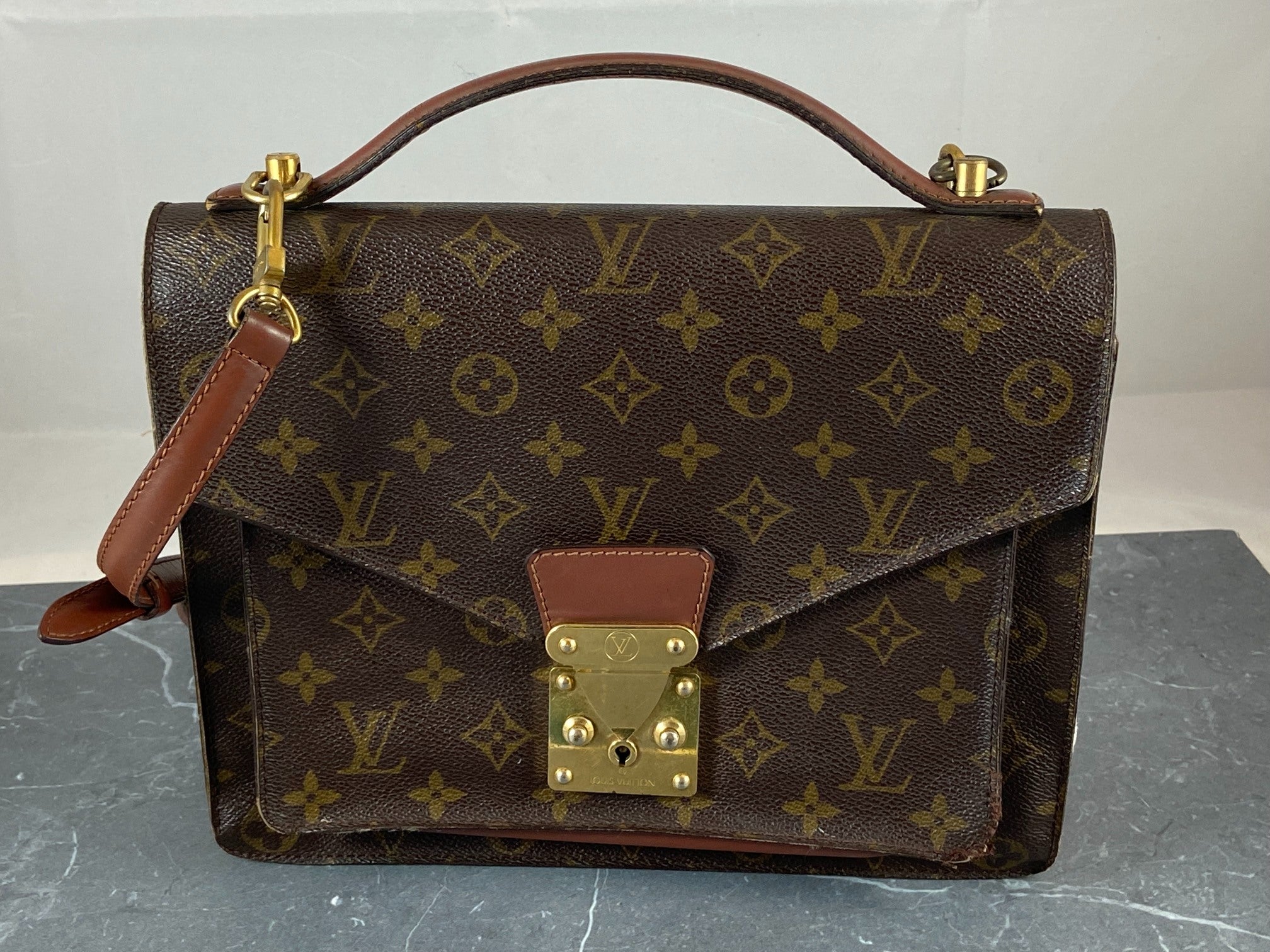 Louis Vuitton Monceau 28 Monogram Canvas