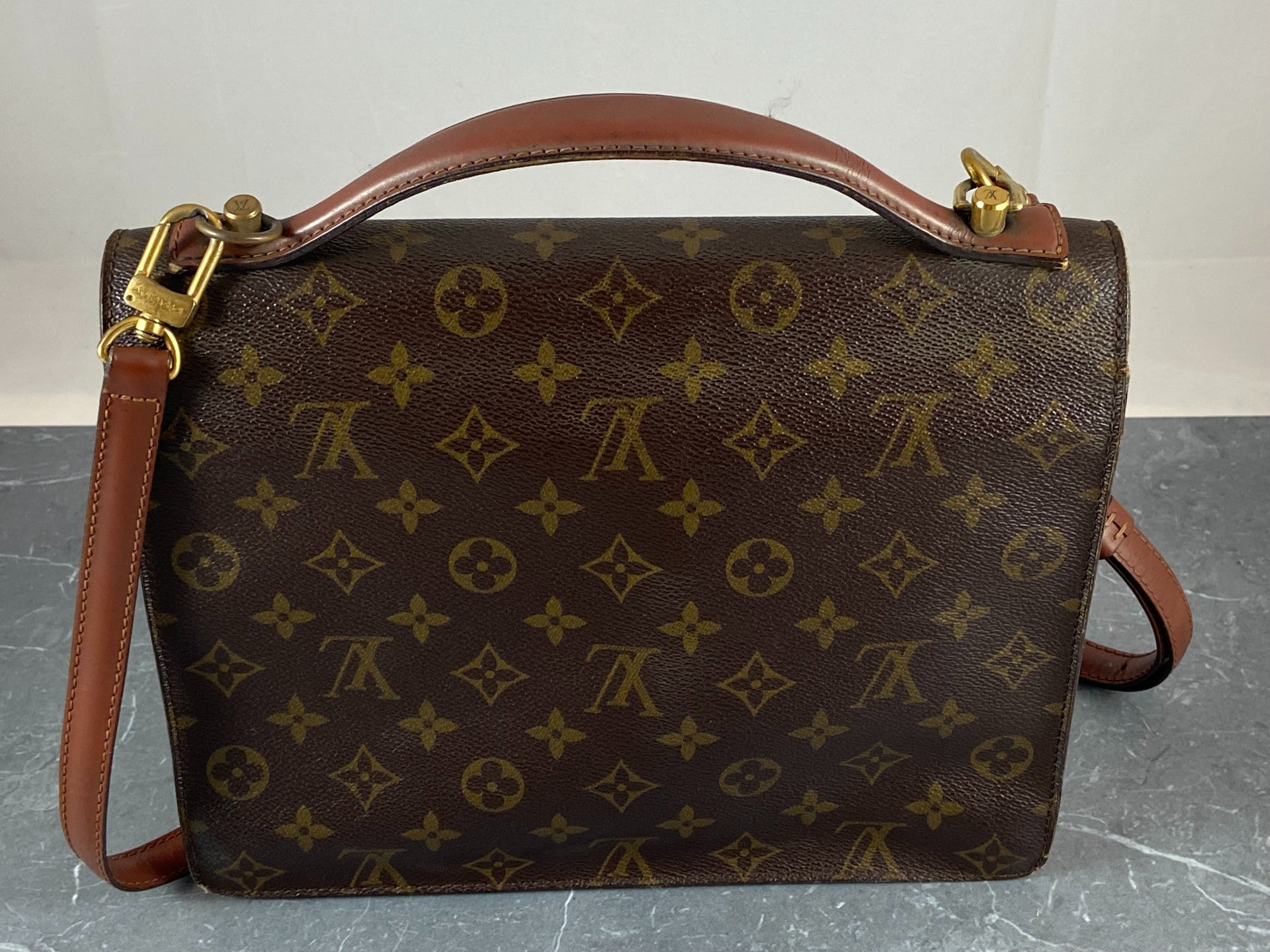 Louis Vuitton Monceau 28 Monogram Canvas