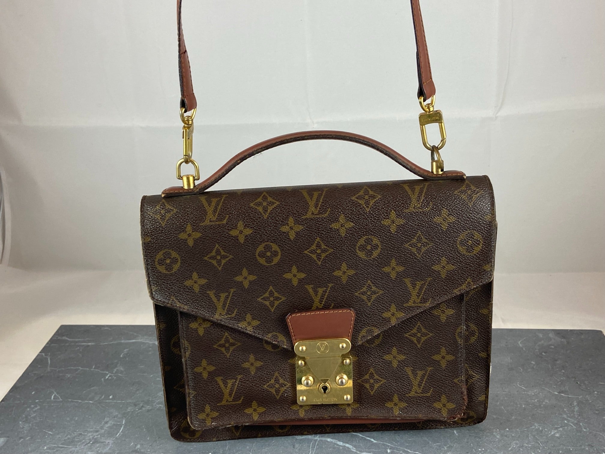 Louis Vuitton Monceau 28 Monogram Canvas